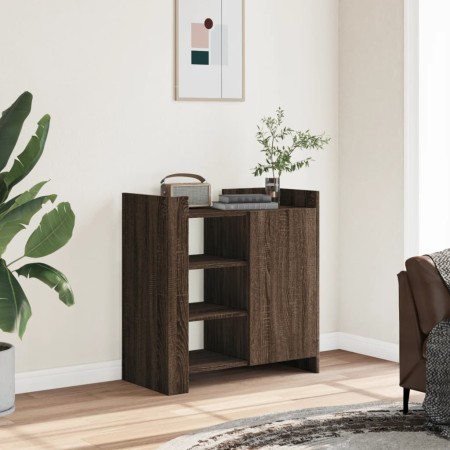 Engineered wood brown oak sideboard 73.5x35x75 cm by , Sideboards - Ref: Foro24-848408, Price: 87,81 €, Discount: %