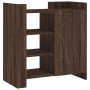 Engineered wood brown oak sideboard 73.5x35x75 cm by , Sideboards - Ref: Foro24-848408, Price: 87,81 €, Discount: %