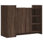 Aparador de madera de ingeniería marrón roble 100x35x75 cm de , Aparadores - Ref: Foro24-848415, Precio: 111,79 €, Descuento: %