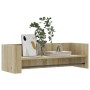 Engineered oak Sonoma wall shelf 100x35x30.5 cm by , Shelves and shelves - Ref: Foro24-848460, Price: 42,73 €, Discount: %