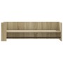 Estante de pared madera ingeniería roble Sonoma 100x35x30,5 cm de , Estantes y estanterías - Ref: Foro24-848460, Precio: 42,7...