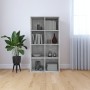 Gray plywood shelving/sideboard 66x30x130 cm by vidaXL, Bookcases and shelves - Ref: Foro24-800157, Price: 82,96 €, Discount: %