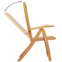 Folding garden chairs 4 pcs solid acacia wood textilene by , Garden chairs - Ref: Foro24-3279244, Price: 324,62 €, Discount: %