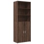 Aparador alto madera de ingeniería marrón roble 70x42,5x185 cm de , Aparadores - Ref: Foro24-3281377, Precio: 175,09 €, Descu...