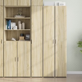 Engineered wood sideboard in Sonoma oak, 30x42.5x185 cm by , Sideboards - Ref: Foro24-3281394, Price: 124,33 €, Discount: %