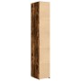 Aparador de madera de ingeniería roble ahumado 30x42,5x185 cm de , Aparadores - Ref: Foro24-3281396, Precio: 124,33 €, Descue...