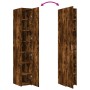 Aparador de madera de ingeniería roble ahumado 30x42,5x185 cm de , Aparadores - Ref: Foro24-3281396, Precio: 124,33 €, Descue...