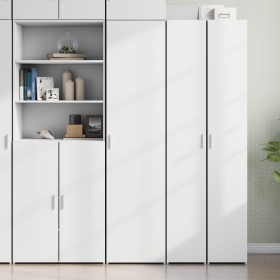 White engineered wood sideboard 45x42.5x185 cm by , Sideboards - Ref: Foro24-3281406, Price: 154,71 €, Discount: %