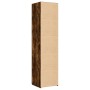 Aparador de madera de ingeniería roble ahumado 45x42,5x185 cm de , Aparadores - Ref: Foro24-3281410, Precio: 150,40 €, Descue...