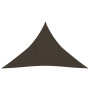 Sail awning HDPE brown 160 g/m² 3.5x3.5x4.9 m by vidaXL, Umbrellas - Ref: Foro24-311807, Price: 20,64 €, Discount: %