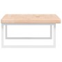 Wall-mounted steel and solid oak wood sink shelf by , bathroom vanities - Ref: Foro24-3302472, Price: 145,25 €, Discount: %