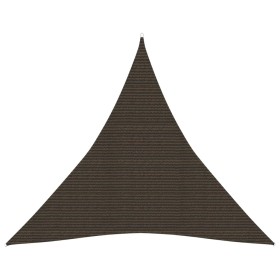 Toldo de vela marrón HDPE 160 g/m² 3,6x3,6x3,6 m de vidaXL, Sombrillas - Ref: Foro24-311803, Precio: 23,99 €, Descuento: %