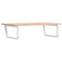 Wall-mounted steel and solid oak wood sink shelf by , bathroom vanities - Ref: Foro24-3302638, Price: 102,99 €, Discount: %