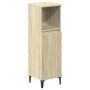 3-piece bathroom furniture set made of Sonoma oak plywood. by , Bathroom furniture - Ref: Foro24-3307672, Price: 212,04 €, Di...