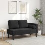 Schwarzes Samtsofa mit Kissenbank von , Tagesbetten - Ref: Foro24-4007576, Preis: 173,71 €, Rabatt: %