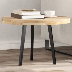 Solid acacia wood round table top Ø60x4 cm by , Table tops - Ref: Foro24-4008690, Price: 69,99 €, Discount: %