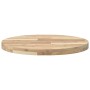 Solid acacia wood round table top Ø60x4 cm by , Table tops - Ref: Foro24-4008690, Price: 69,54 €, Discount: %