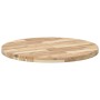 Tablero de mesa redondo madera maciza de acacia Ø80x4 cm de , Tableros para mesas - Ref: Foro24-4008692, Precio: 128,54 €, De...