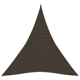 Toldo de vela HDPE marrón 160 g/m² 4x5x5 m de vidaXL, Sombrillas - Ref: Foro24-311811, Precio: 25,99 €, Descuento: %