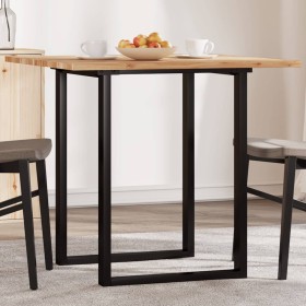 Tablero de mesa cuadrado madera maciza acacia 80x80x2 cm de , Tableros para mesas - Ref: Foro24-4008722, Precio: 80,34 €, Des...