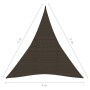 Sail awning HDPE brown 160 g/m² 4x5x5 m by vidaXL, Umbrellas - Ref: Foro24-311811, Price: 25,99 €, Discount: %