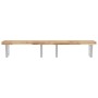 Estante de lavabo de pared acero y madera maciza de acacia de , Tocadores de baño - Ref: Foro24-3302818, Precio: 173,66 €, De...