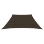 Toldo de vela HDPE marrón 160 g/m² 4/5x3 m de vidaXL, Sombrillas - Ref: Foro24-311820, Precio: 42,99 €, Descuento: %