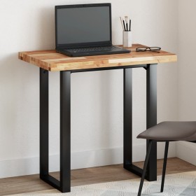 Rectangular solid acacia wood table top 80x50x4 cm by , Table tops - Ref: Foro24-4008853, Price: 82,87 €, Discount: %