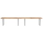 Wall-mounted sink shelf made of steel and solid acacia wood by , bathroom vanities - Ref: Foro24-3302898, Price: 127,24 €, Di...