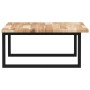 Wall-mounted sink shelf made of steel and solid acacia wood by , bathroom vanities - Ref: Foro24-3302893, Price: 89,99 €, Dis...