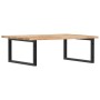 Wall-mounted sink shelf made of steel and solid acacia wood by , bathroom vanities - Ref: Foro24-3302893, Price: 89,99 €, Dis...