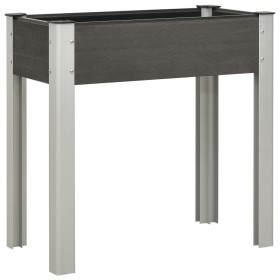 Mesa de cultivo para jardín WPC gris 75x40x75 cm de vidaXL, Maceteros y jardineras - Ref: Foro24-149010, Precio: 60,99 €, Des...