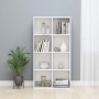 Shelving unit/Sideboard in glossy white plywood 66x30x130 cm by vidaXL, Bookcases and shelves - Ref: Foro24-800159, Price: 87...