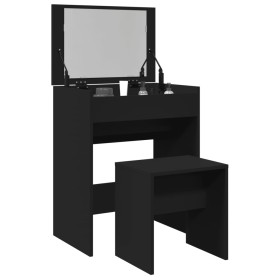 Dresser with black stool 60x40x113.5 cm by , Bedroom Dressers - Ref: Foro24-848214, Price: 103,99 €, Discount: %