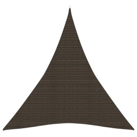 Sail awning HDPE brown 160 g/m² 3x4x4 m by vidaXL, Umbrellas - Ref: Foro24-311805, Price: 34,99 €, Discount: %