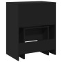 Tocador con taburete negro 60x40x113,5 cm de , Tocadores para dormitorios - Ref: Foro24-848214, Precio: 103,99 €, Descuento: %