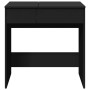 Tocador con espejo negro 73x46,5x120 cm de , Tocadores para dormitorios - Ref: Foro24-848221, Precio: 99,99 €, Descuento: %