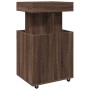 Engineered wood brown oak bar cart 50x41x89 cm by , Sideboards - Ref: Foro24-848268, Price: 96,42 €, Discount: %