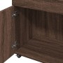 Engineered wood brown oak bar cart 50x41x89 cm by , Sideboards - Ref: Foro24-848268, Price: 96,42 €, Discount: %