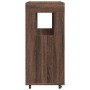 Engineered wood brown oak bar cart 60x39.5x89 cm by , Sideboards - Ref: Foro24-848275, Price: 107,68 €, Discount: %