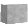 Wall-mounted bedside table set, 2 units, concrete gray color, 45x30x35 cm by , Nightstands - Ref: Foro24-848318, Price: 85,31...