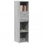 Aparador alto madera de ingeniería gris Sonoma 30x42,5x124 cm de , Aparadores - Ref: Foro24-846157, Precio: 82,86 €, Descuent...