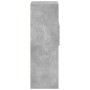 Aparador alto madera de ingeniería gris hormigón 30x42,5x124 cm de , Aparadores - Ref: Foro24-846155, Precio: 91,99 €, Descue...