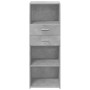 Aparador alto madera de ingeniería gris hormigón 45x42,5x124 cm de , Aparadores - Ref: Foro24-846169, Precio: 103,99 €, Descu...