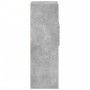 Aparador alto madera de ingeniería gris hormigón 45x42,5x124 cm de , Aparadores - Ref: Foro24-846169, Precio: 103,99 €, Descu...