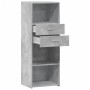 Aparador alto madera de ingeniería gris hormigón 45x42,5x124 cm de , Aparadores - Ref: Foro24-846169, Precio: 103,99 €, Descu...