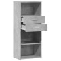 Hoher Schrank aus grauem Beton-Ingenieurholz, 50x42,5x124 cm. von , Sideboards - Ref: Foro24-846176, Preis: 93,94 €, Rabatt: %