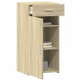 Aparador madera de ingeniería roble Sonoma 45x42,5x93 cm de , Aparadores - Ref: Foro24-846287, Precio: 81,69 €, Descuento: %