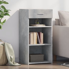 Aparador madera de ingeniería gris hormigón 45x42,5x93 cm de , Aparadores - Ref: Foro24-846323, Precio: 81,99 €, Descuento: %