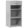 Engineered wood sideboard in concrete gray, 45x42.5x93 cm by , Sideboards - Ref: Foro24-846323, Price: 71,87 €, Discount: %